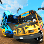 Drift Hunters 18 School Bus Demolition Derby — Unblocked Games 76