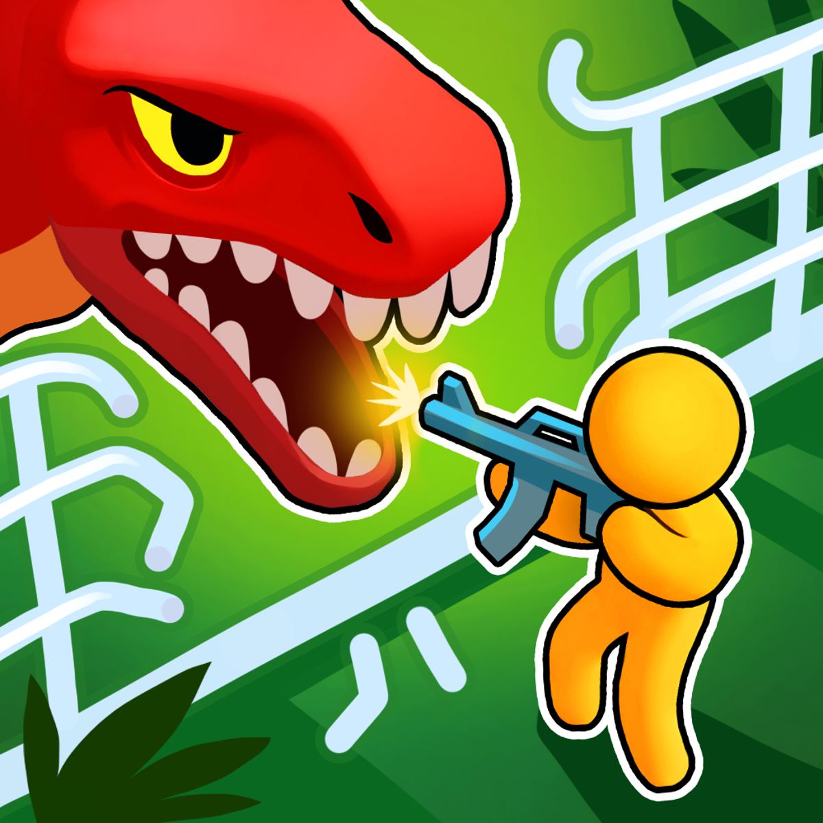 Dino Fighter Logo — Unblocked Games 76